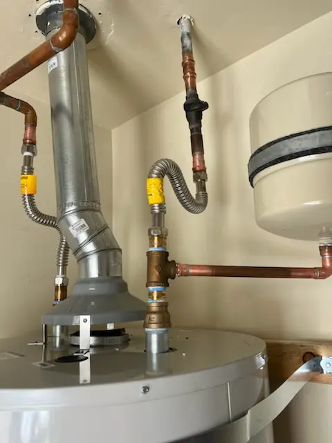 Water heater installation and plumbing repair in Richards Corner